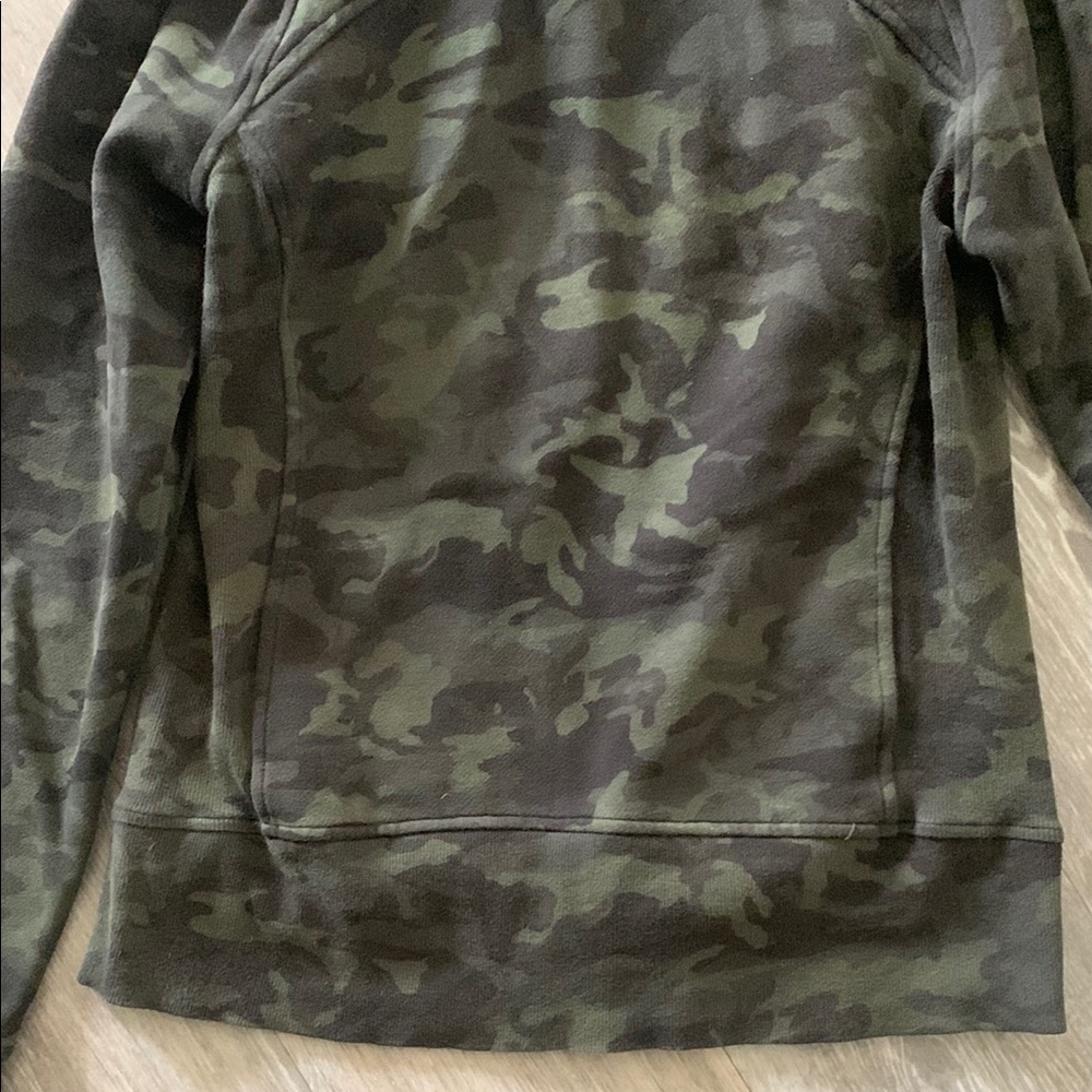 lululemon athletica Green Camo Full Zip Scuba hoodie - Picture 5 of 6